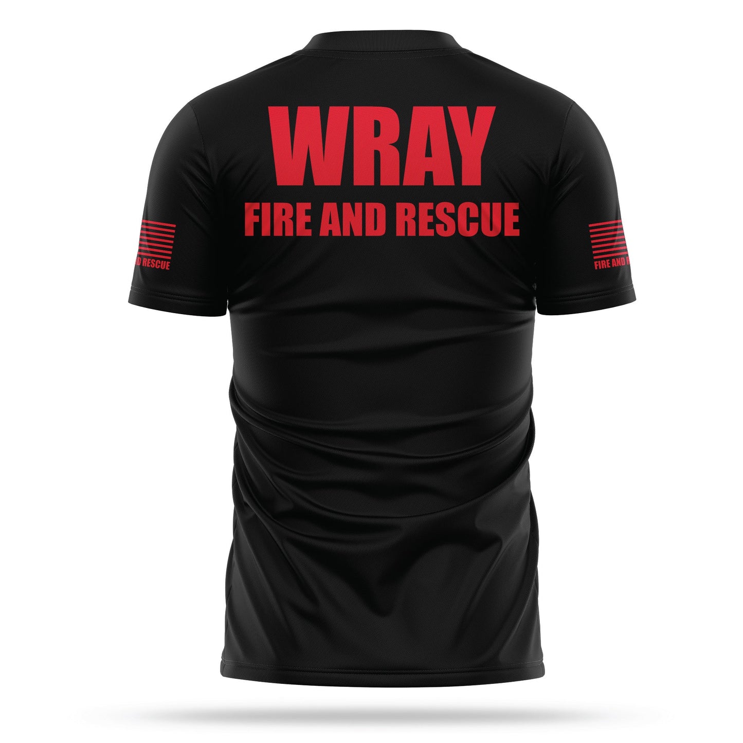 [WRAY FIRE & RESCUE] Utility Shirt [BLK/RED]-13 Fifty Apparel