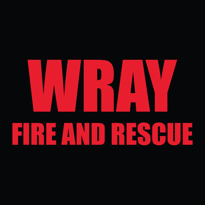 [WRAY FIRE & RESCUE] Utility Shirt [BLK/RED]-13 Fifty Apparel