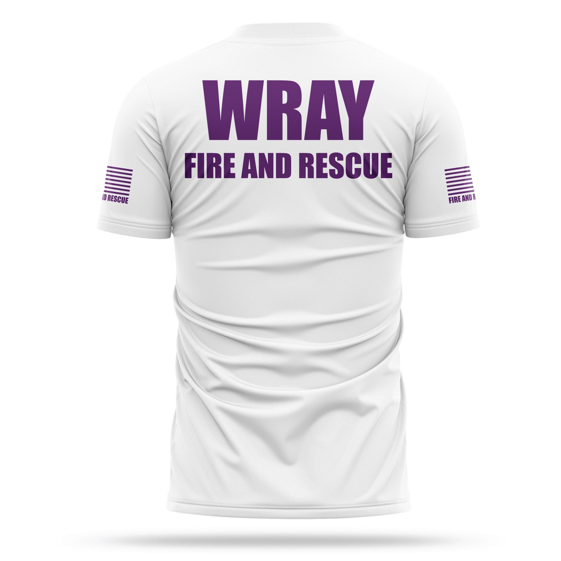 [WRAY FIRE & RESCUE] Utility Shirt [WHT/PRP]-13 Fifty Apparel