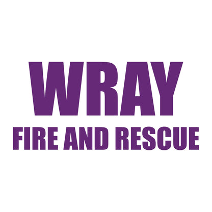 [WRAY FIRE & RESCUE] Utility Shirt [WHT/PRP]-13 Fifty Apparel