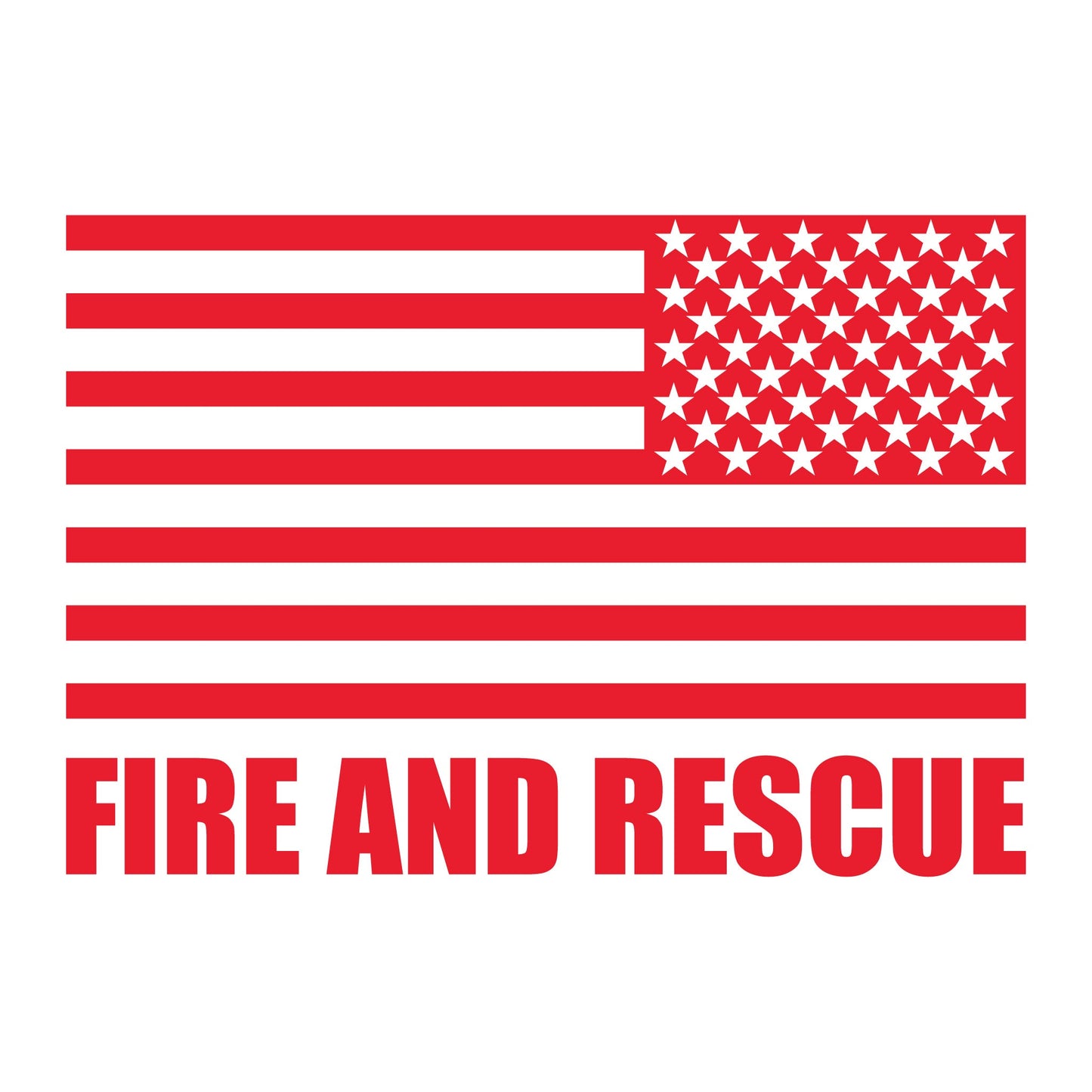 [WRAY FIRE & RESCUE] Utility Shirt [WHT/RED]-13 Fifty Apparel