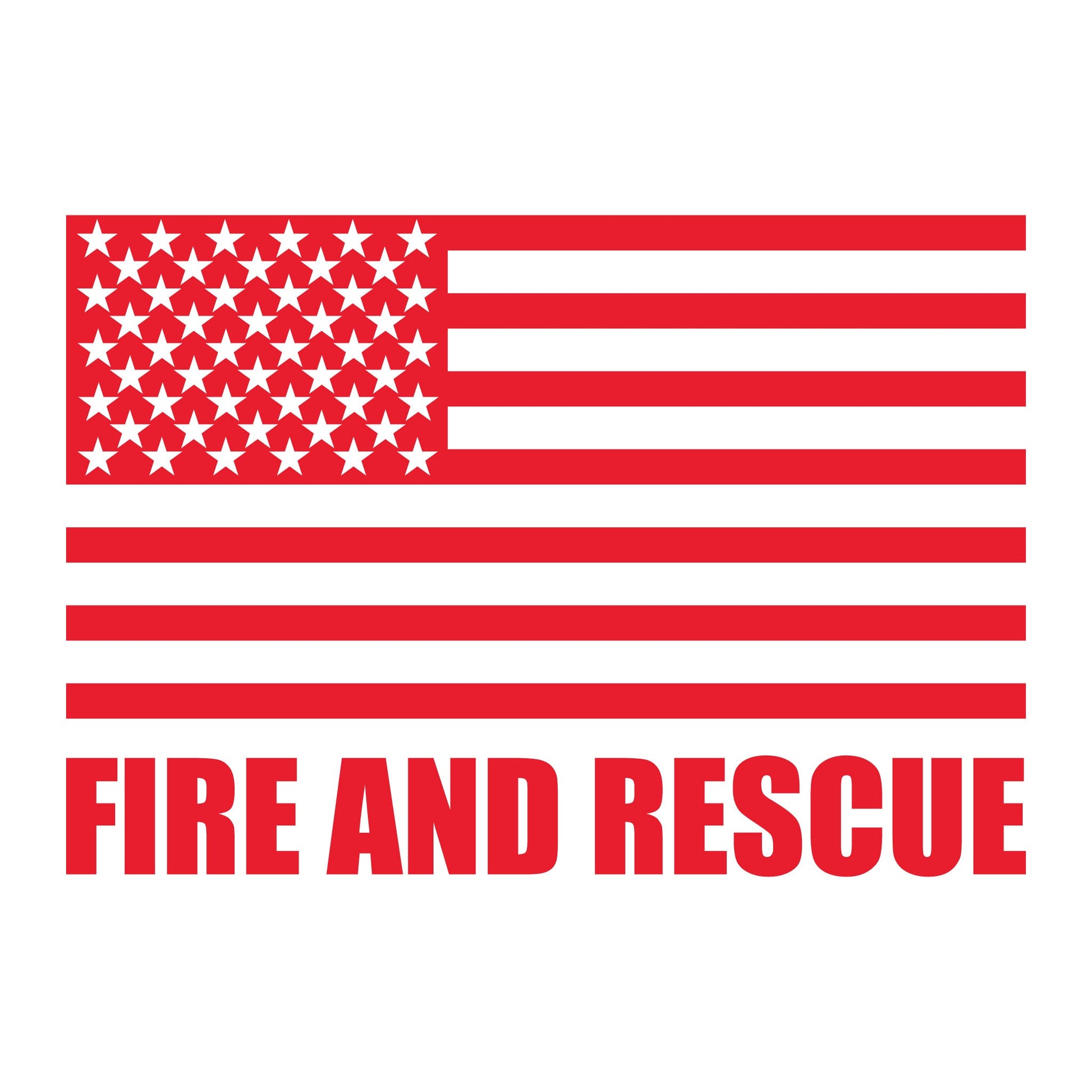 [WRAY FIRE & RESCUE] Utility Shirt [WHT/RED]-13 Fifty Apparel