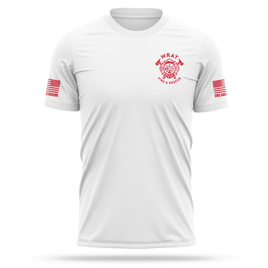 [WRAY FIRE & RESCUE] Utility Shirt [WHT/RED]-13 Fifty Apparel