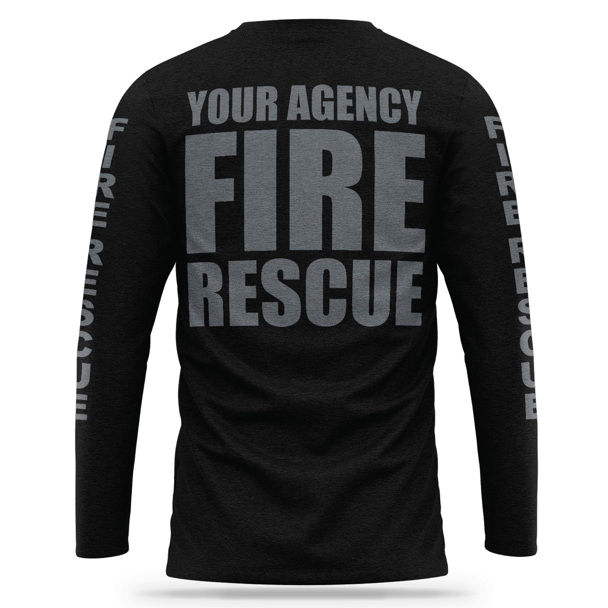 [YOUR AGENCY] FIRE Cotton Blend Long Sleeve Shirt-13 Fifty Apparel