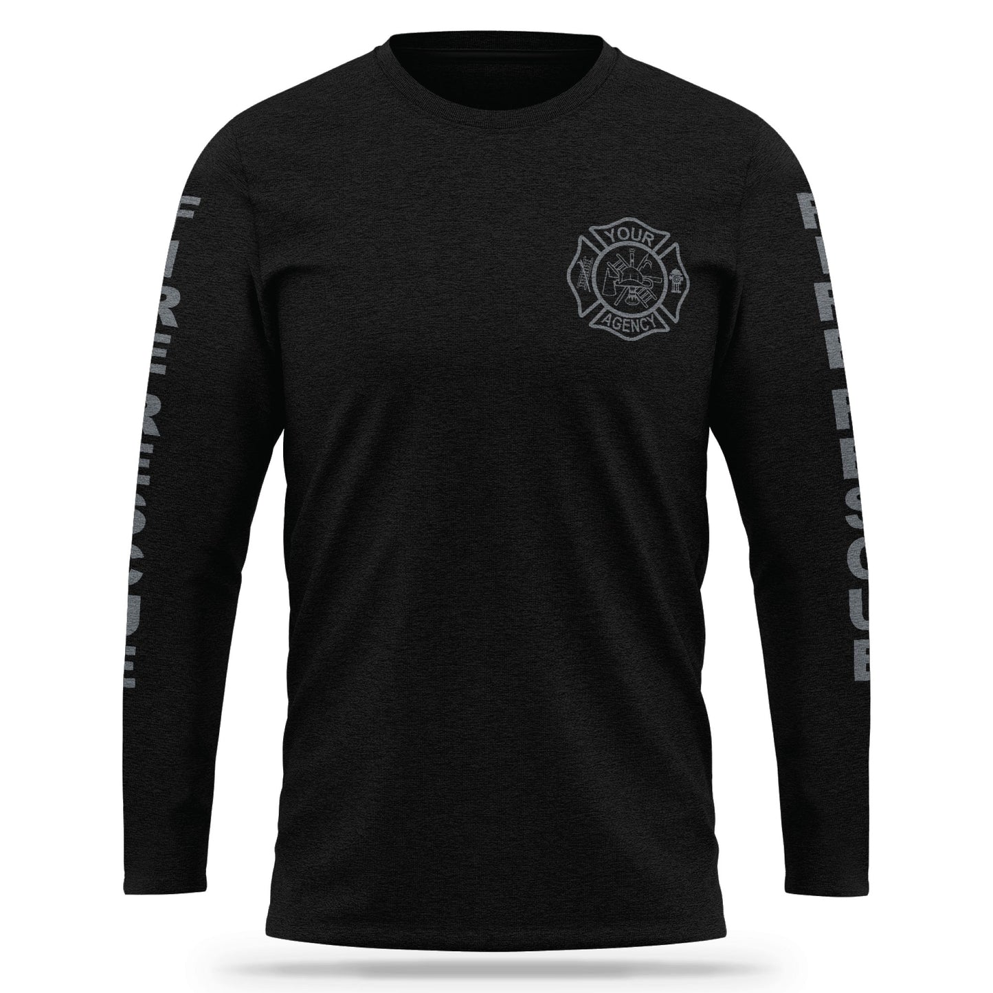 [YOUR AGENCY] FIRE Cotton Blend Long Sleeve Shirt-13 Fifty Apparel