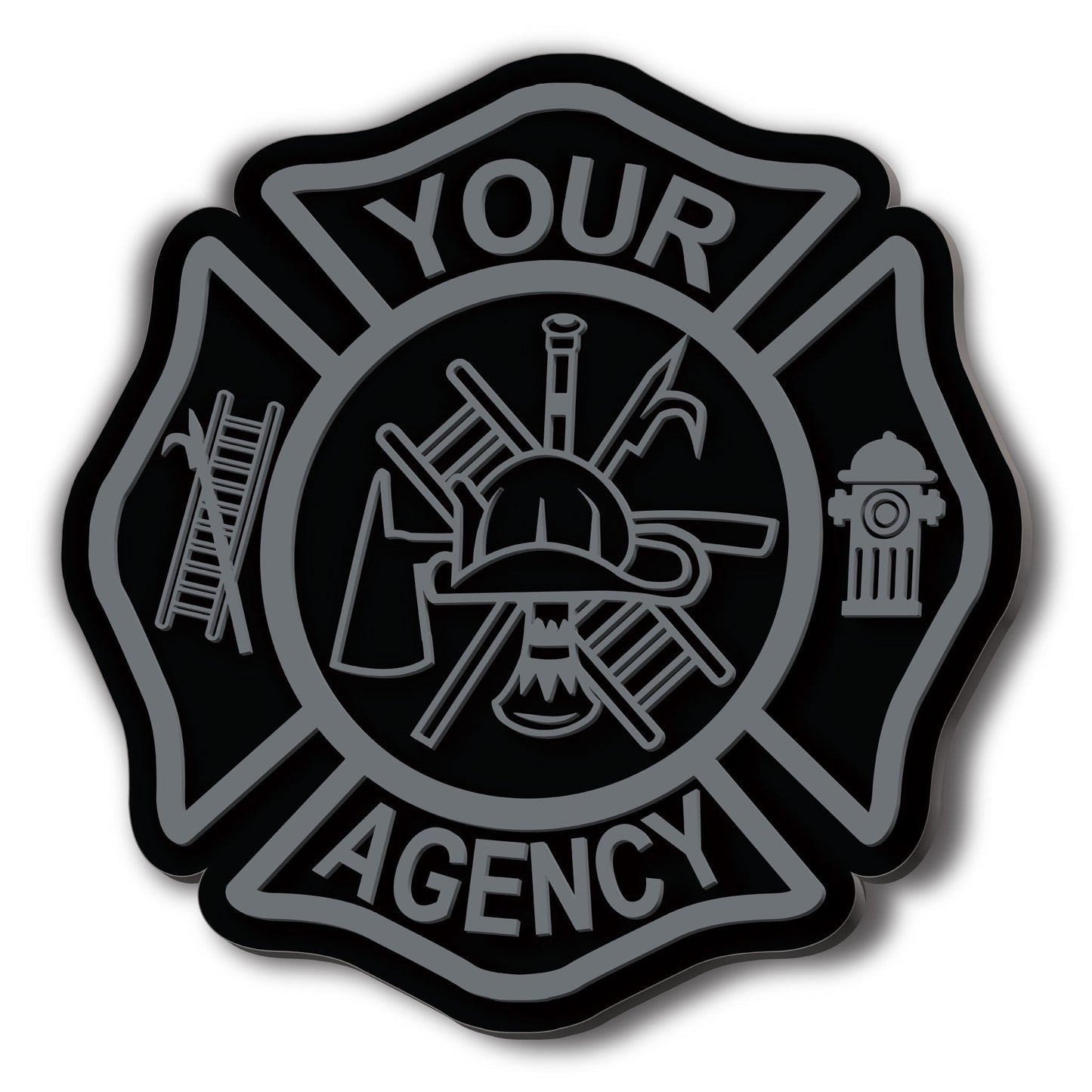 [YOUR AGENCY] FIRE Patches-13 Fifty Apparel