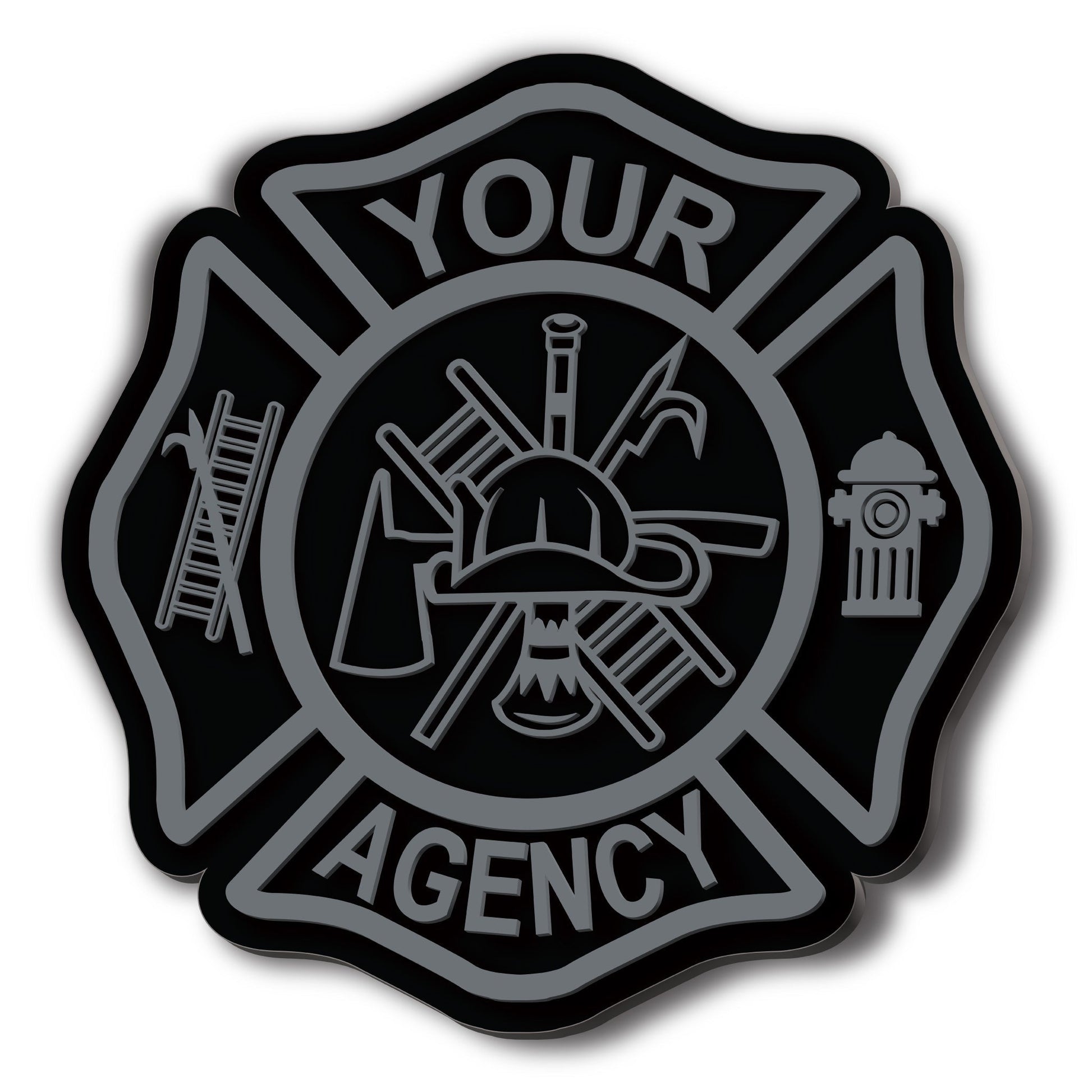 [YOUR AGENCY] FIRE Patches-13 Fifty Apparel