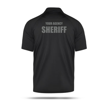 [YOUR AGENCY] POLICE 13 Fifty Apparel Performance Polo-13 Fifty Apparel