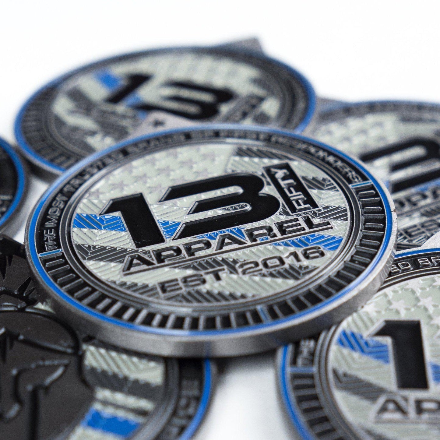 [YOUR AGENCY] - POLICE Challenge Coin-13 Fifty Apparel