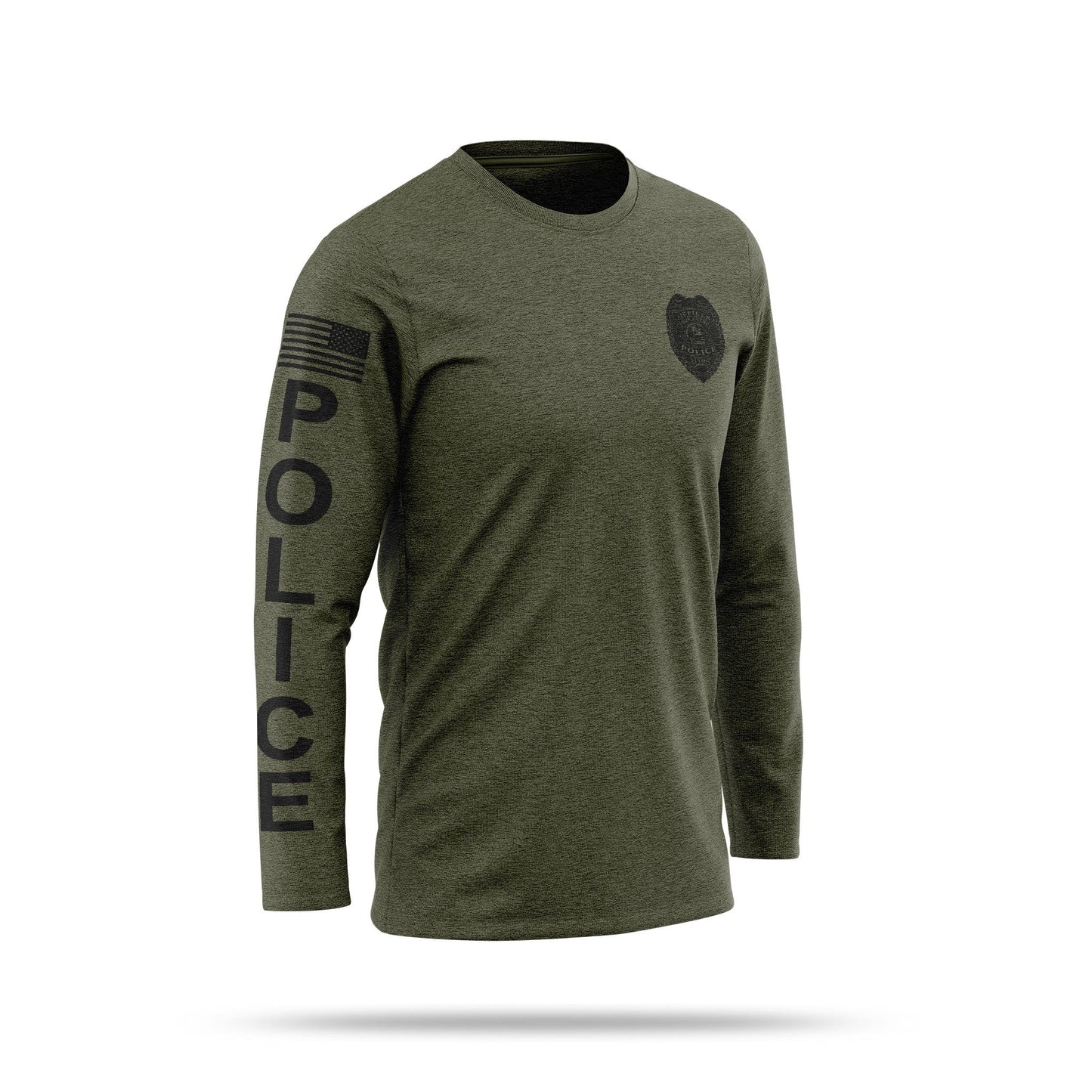 [YOUR AGENCY] POLICE Cotton Blend Long Sleeve Shirt-13 Fifty Apparel