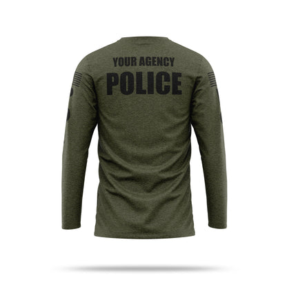 [YOUR AGENCY] POLICE Cotton Blend Long Sleeve Shirt-13 Fifty Apparel