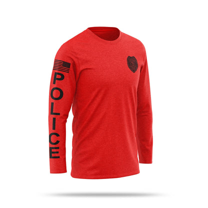 [YOUR AGENCY] POLICE Cotton Blend Long Sleeve Shirt-13 Fifty Apparel