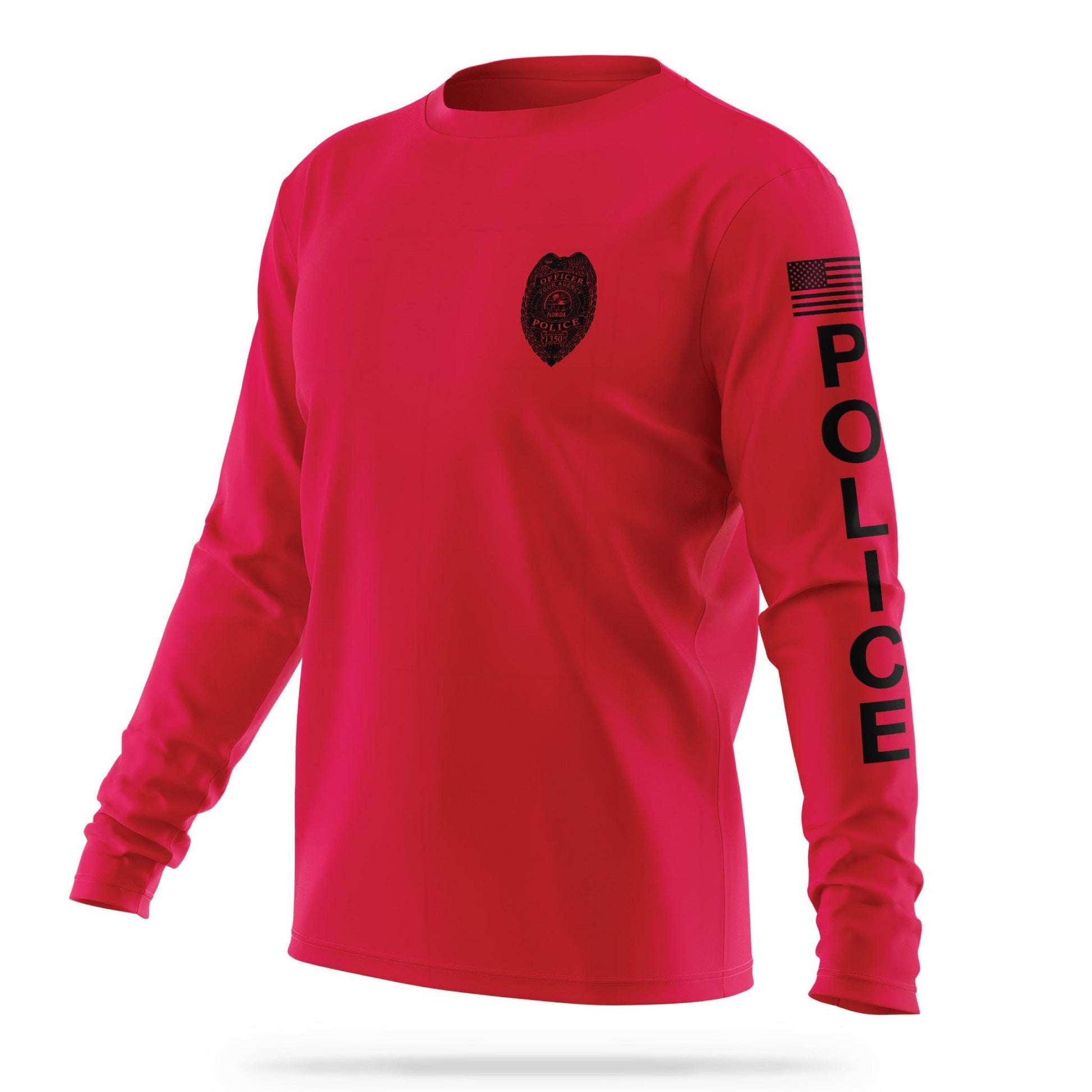 [YOUR AGENCY] POLICE Utility Long Sleeve Shirts-13 Fifty Apparel