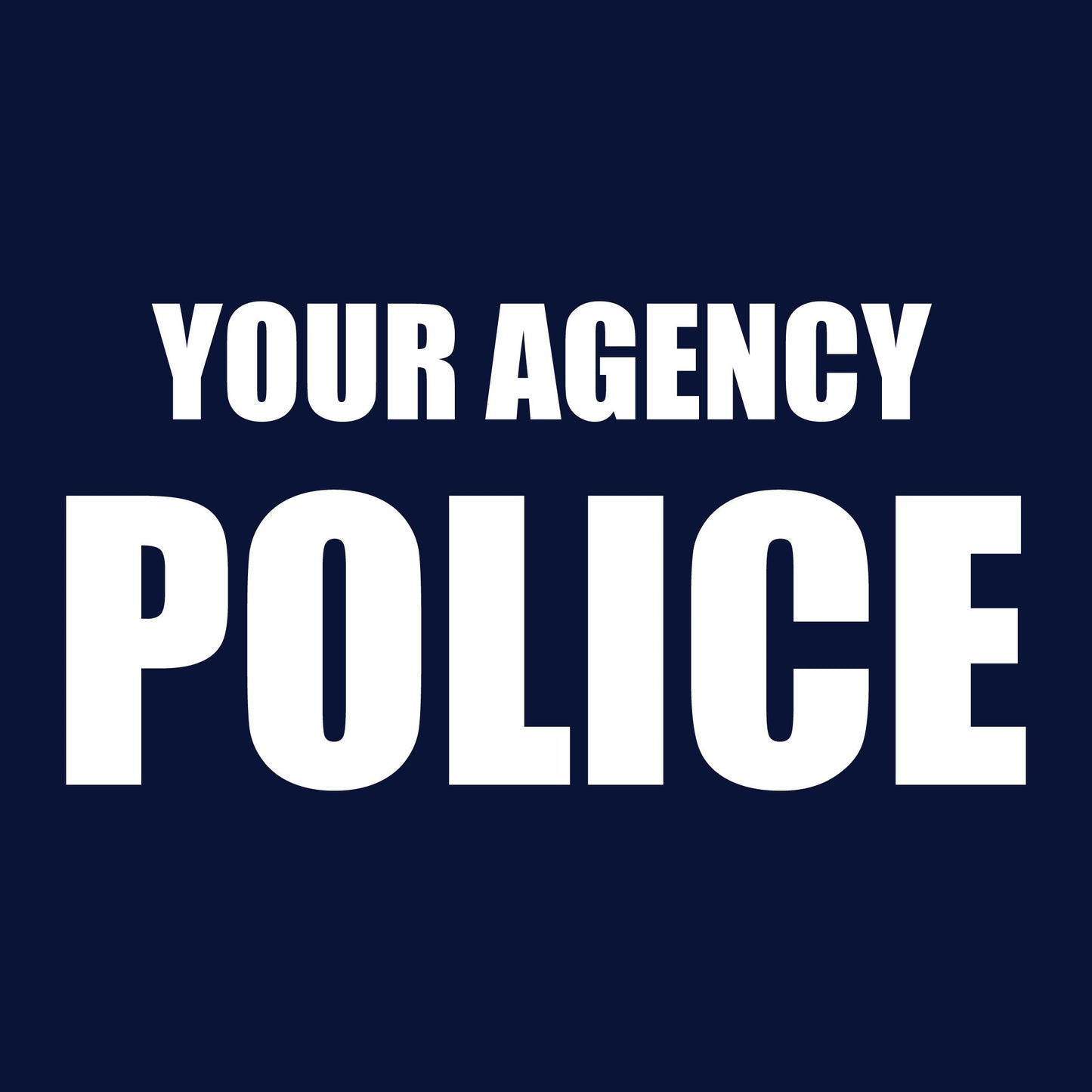 [YOUR AGENCY] POLICE Utility Long Sleeve Shirts-13 Fifty Apparel