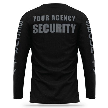 [YOUR AGENCY] SECURITY Cotton Blend Long Sleeve Shirt-13 Fifty Apparel