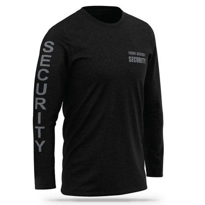 [YOUR AGENCY] SECURITY Cotton Blend Long Sleeve Shirt-13 Fifty Apparel