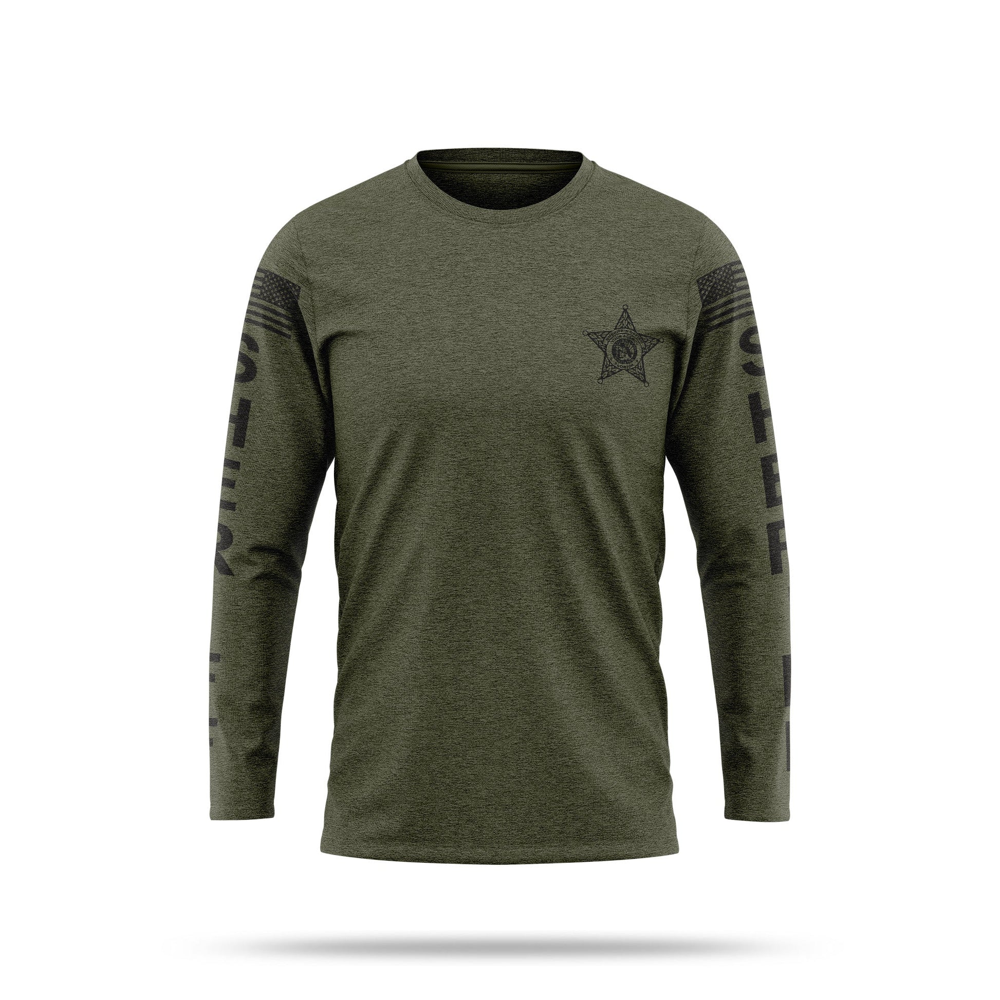 [YOUR AGENCY] SHERIFF Cotton Blend Long Sleeve-13 Fifty Apparel