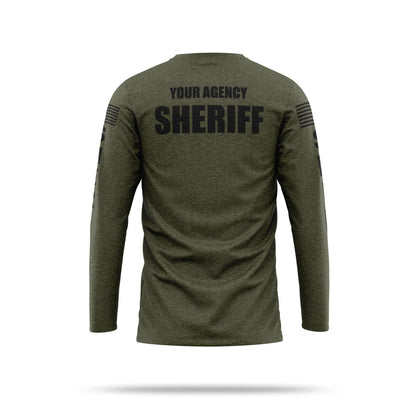 [YOUR AGENCY] SHERIFF Cotton Blend Long Sleeve-13 Fifty Apparel