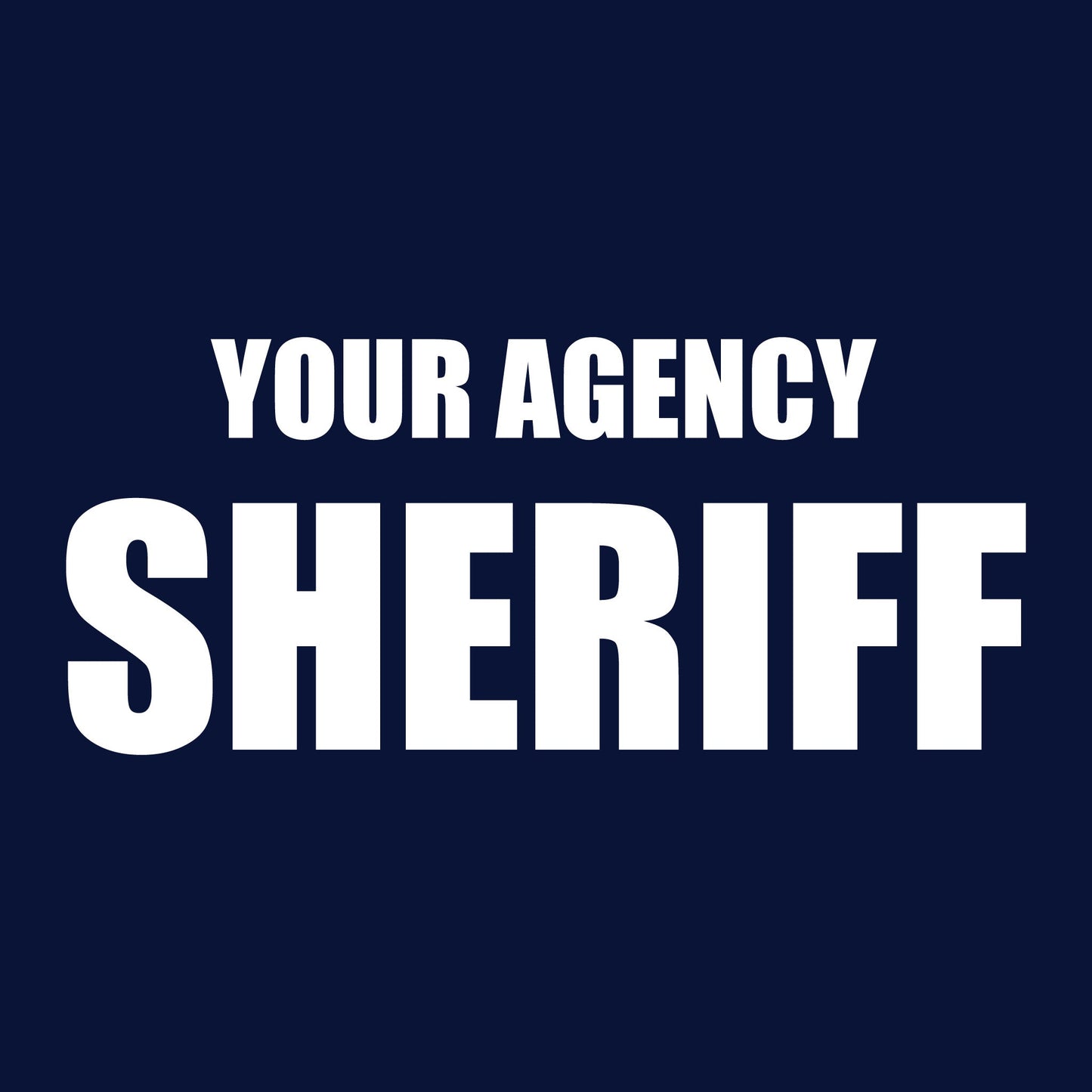 [YOUR AGENCY] SHERIFF Utility Long Sleeve-13 Fifty Apparel