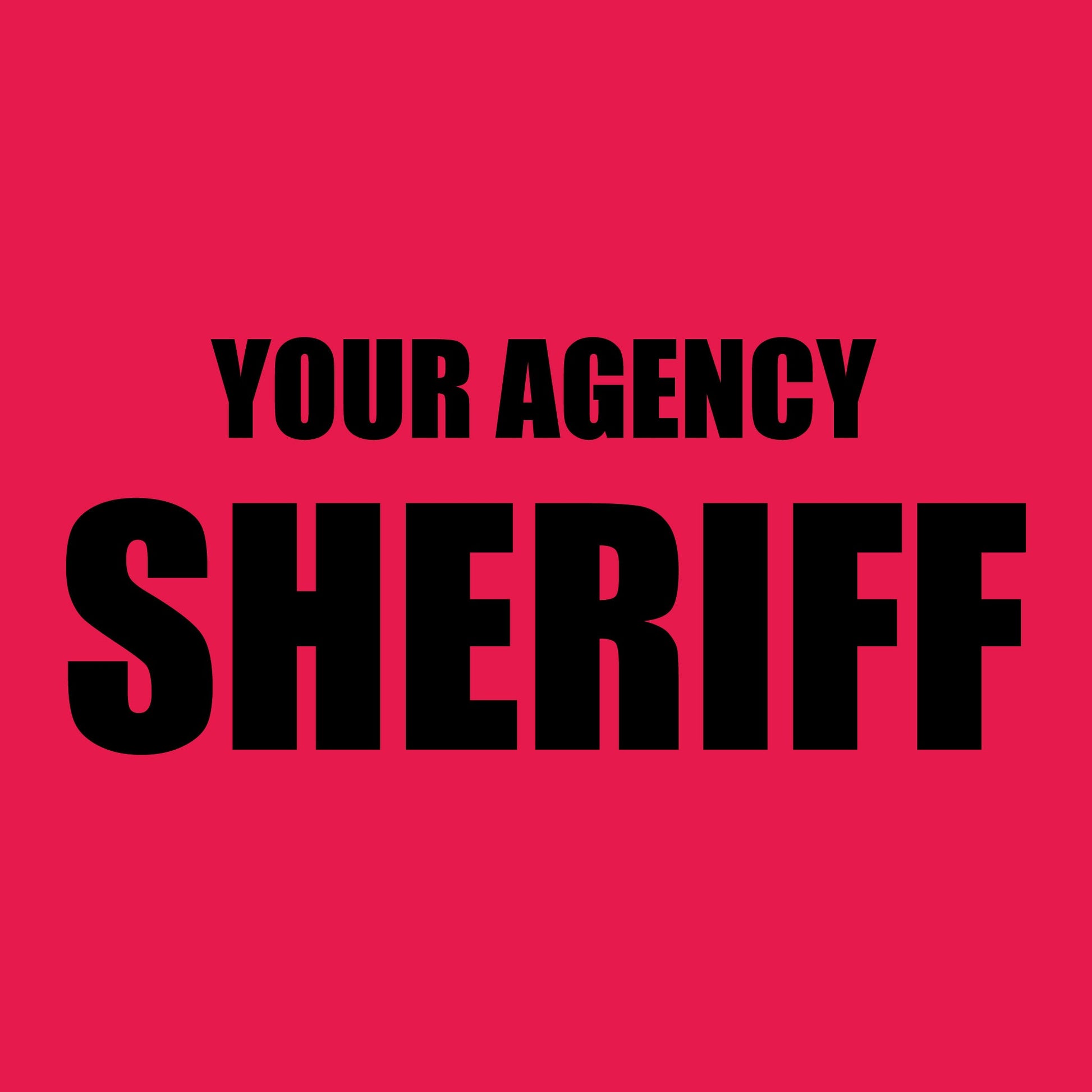 [YOUR AGENCY] SHERIFF Utility Long Sleeve-13 Fifty Apparel