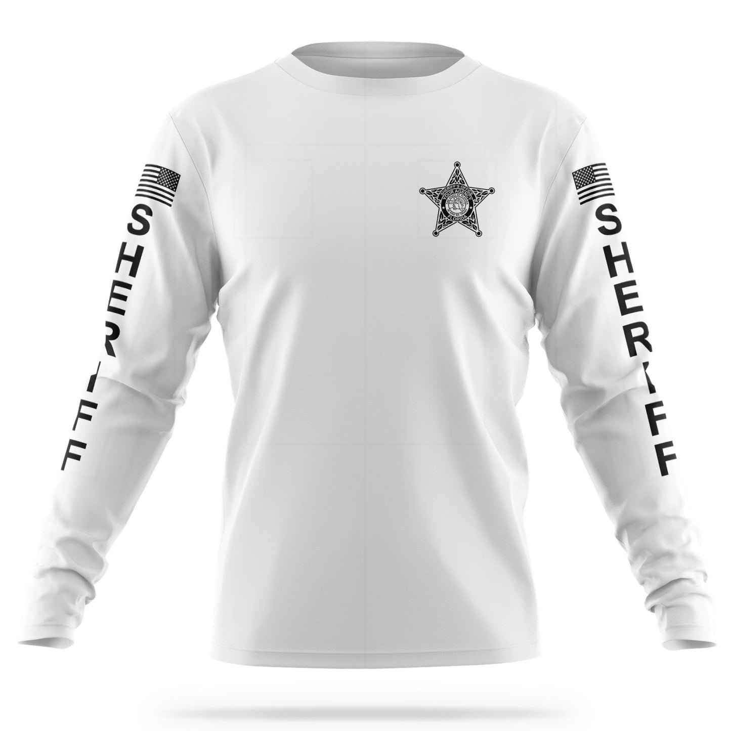 [YOUR AGENCY] SHERIFF Utility Long Sleeve-13 Fifty Apparel