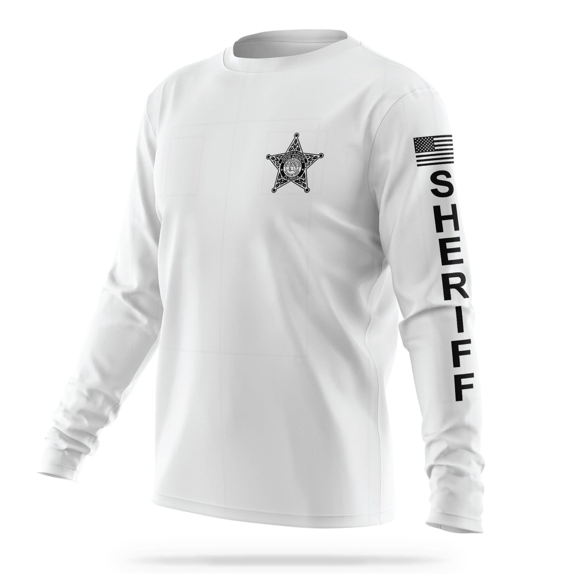 [YOUR AGENCY] SHERIFF Utility Long Sleeve-13 Fifty Apparel