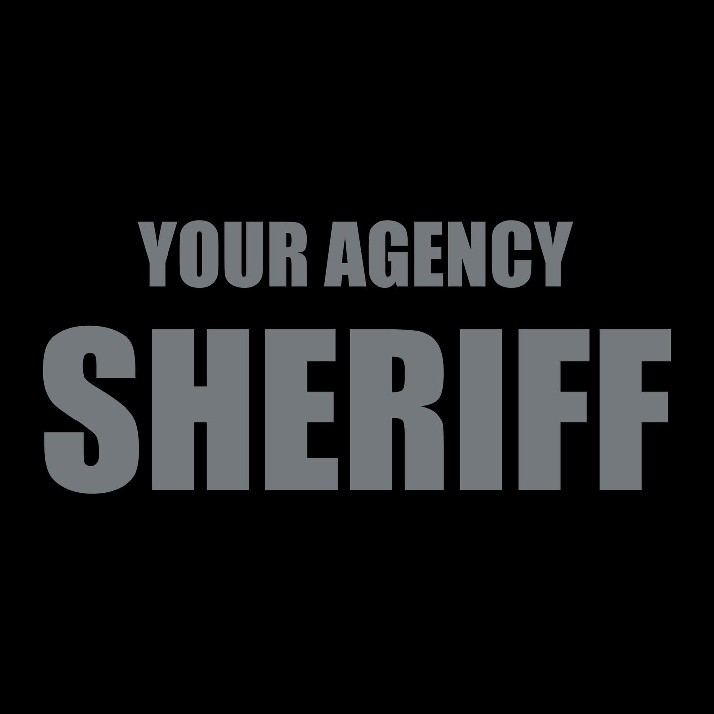 [YOUR AGENCY] SHERIFF Utility Long Sleeve-13 Fifty Apparel