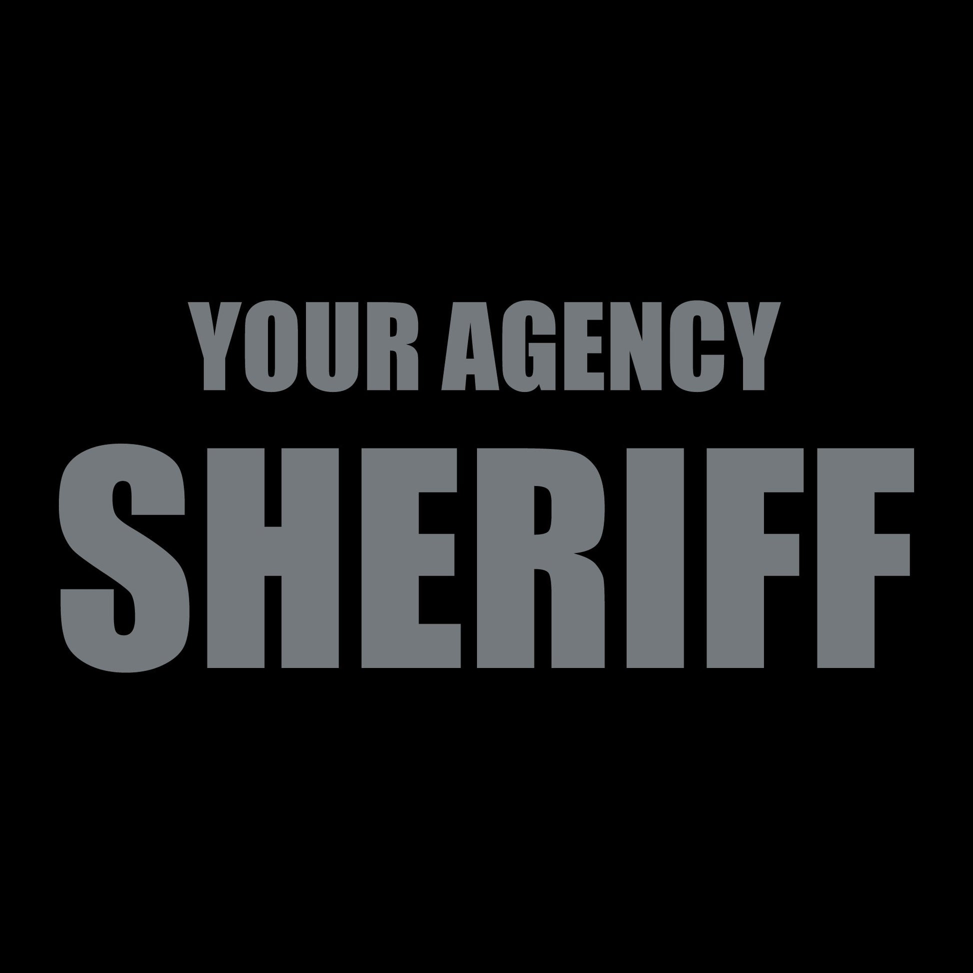 [YOUR AGENCY] SHERIFF Utility Shirt-13 Fifty Apparel