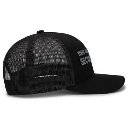 [YOUR AGENCY] SECURITY Adjustable Mesh Back Cap-13 Fifty Apparel