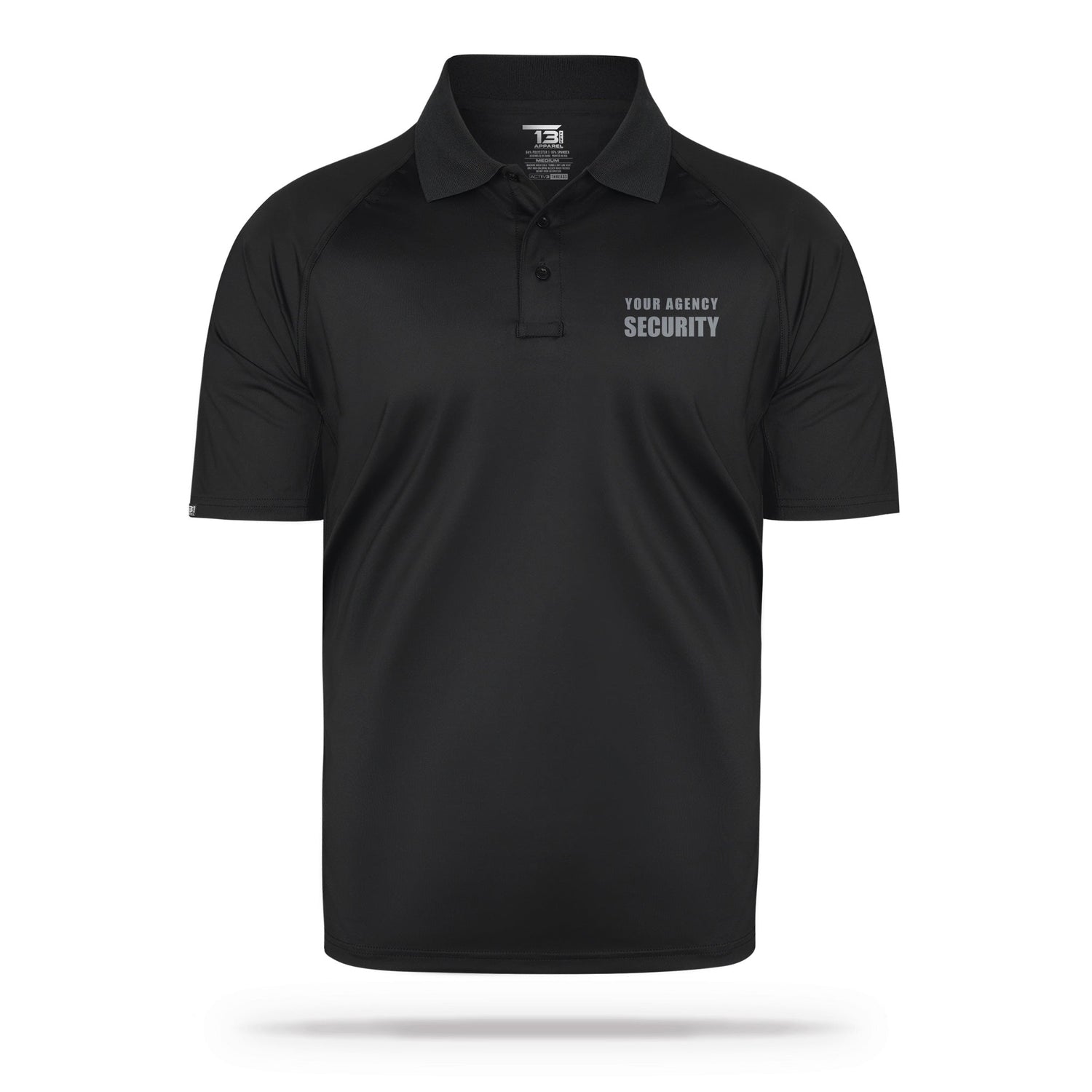 [YOUR AGENCY] SECURITY Performance Polo-13 Fifty Apparel