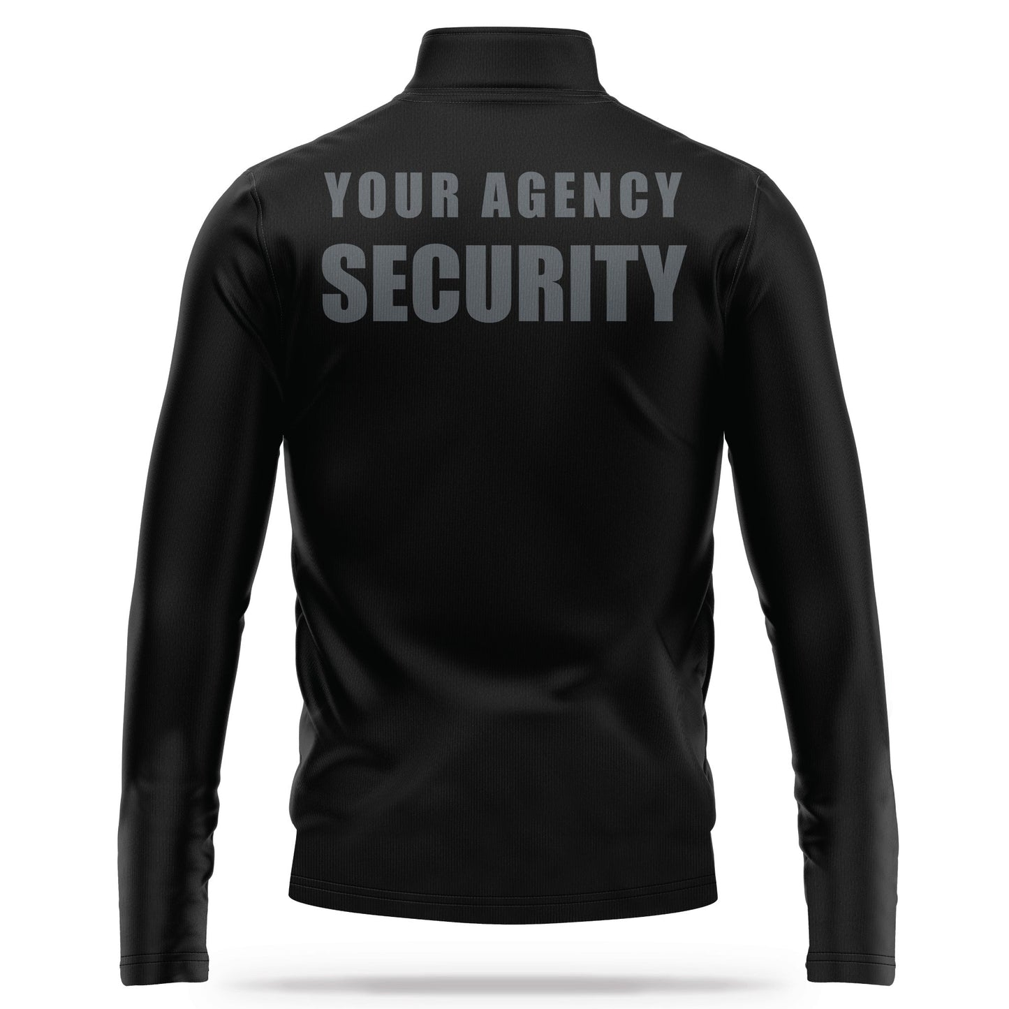 [YOUR AGENCY] SECURITY Quarter Zip Jacket-13 Fifty Apparel