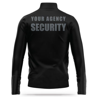 [YOUR AGENCY] SECURITY Quarter Zip Jacket-13 Fifty Apparel