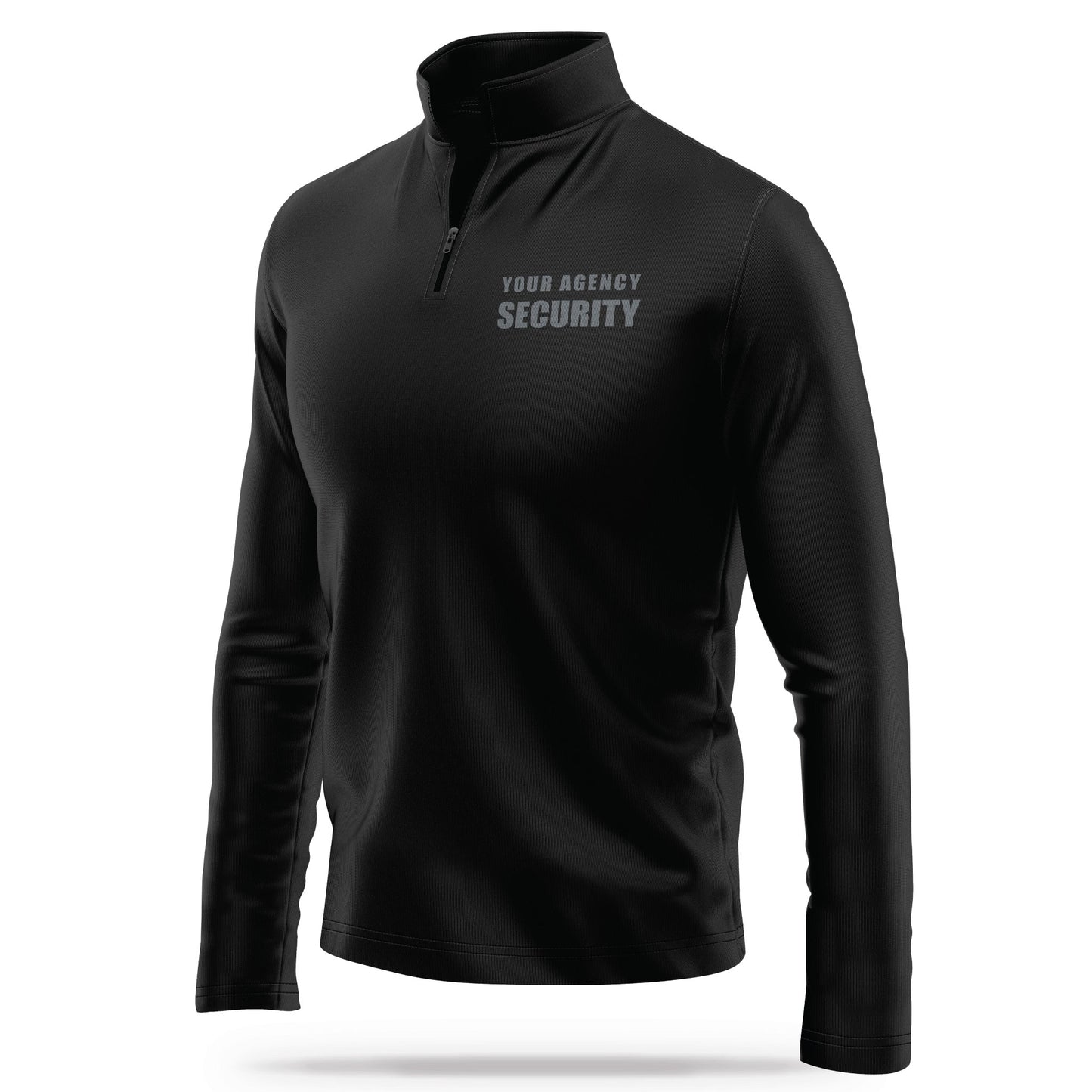 [YOUR AGENCY] SECURITY Quarter Zip Jacket-13 Fifty Apparel