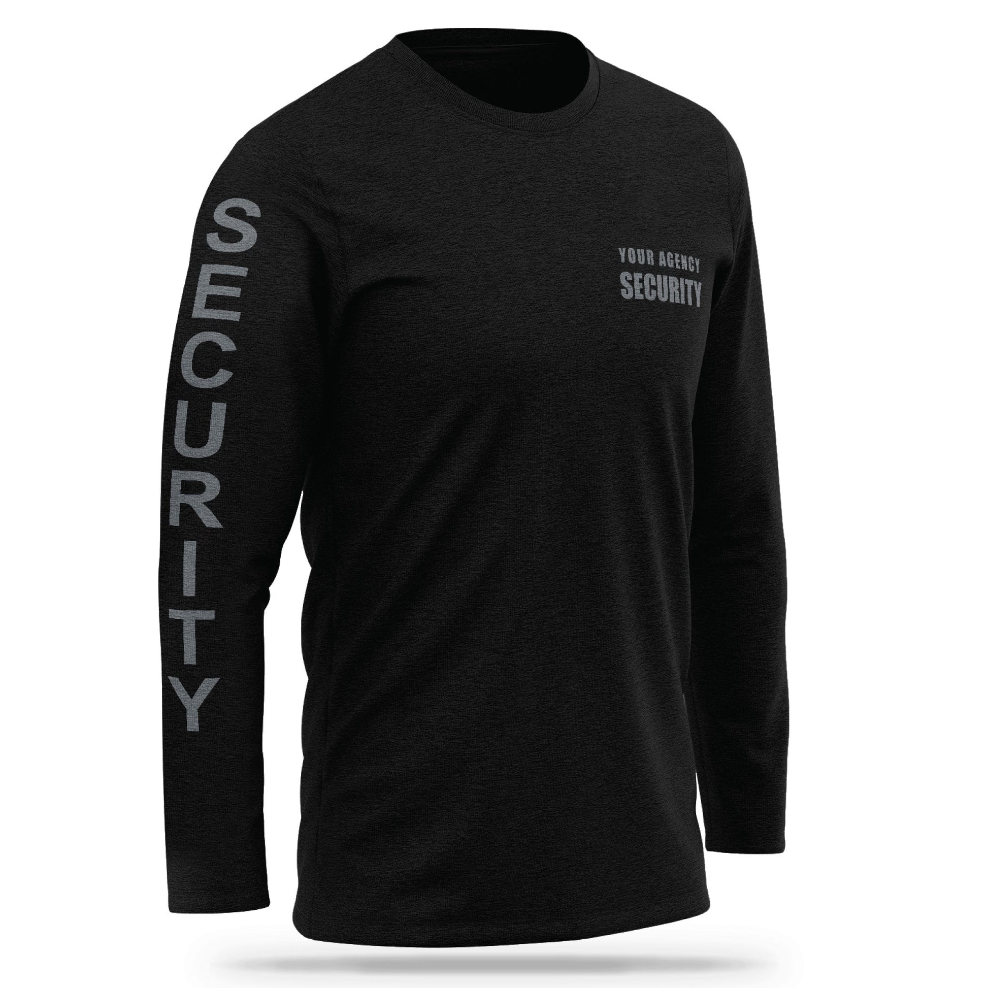 [YOUR AGENCY] SECURITY Utility Long Sleeve Shirts-13 Fifty Apparel