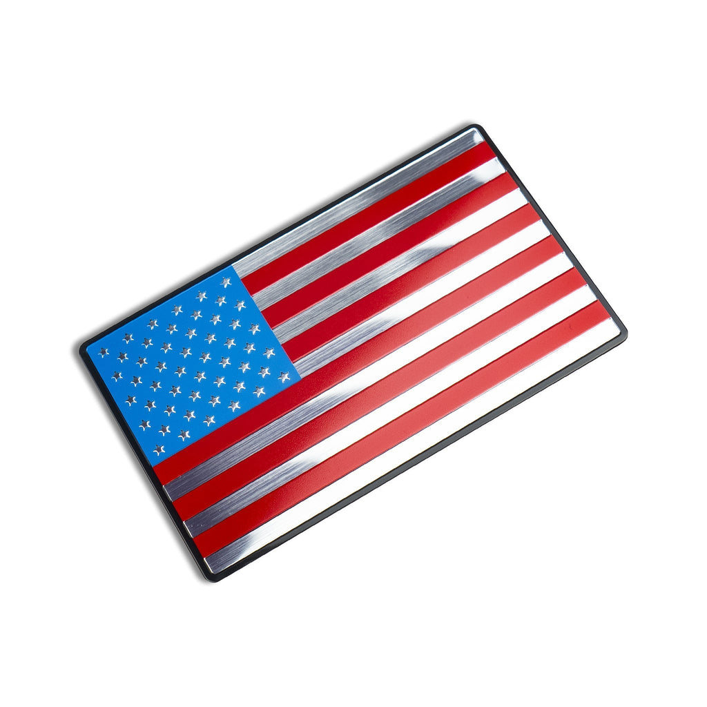 Thin Blue Line American Flag Keychain - PVC-TBL-KEY