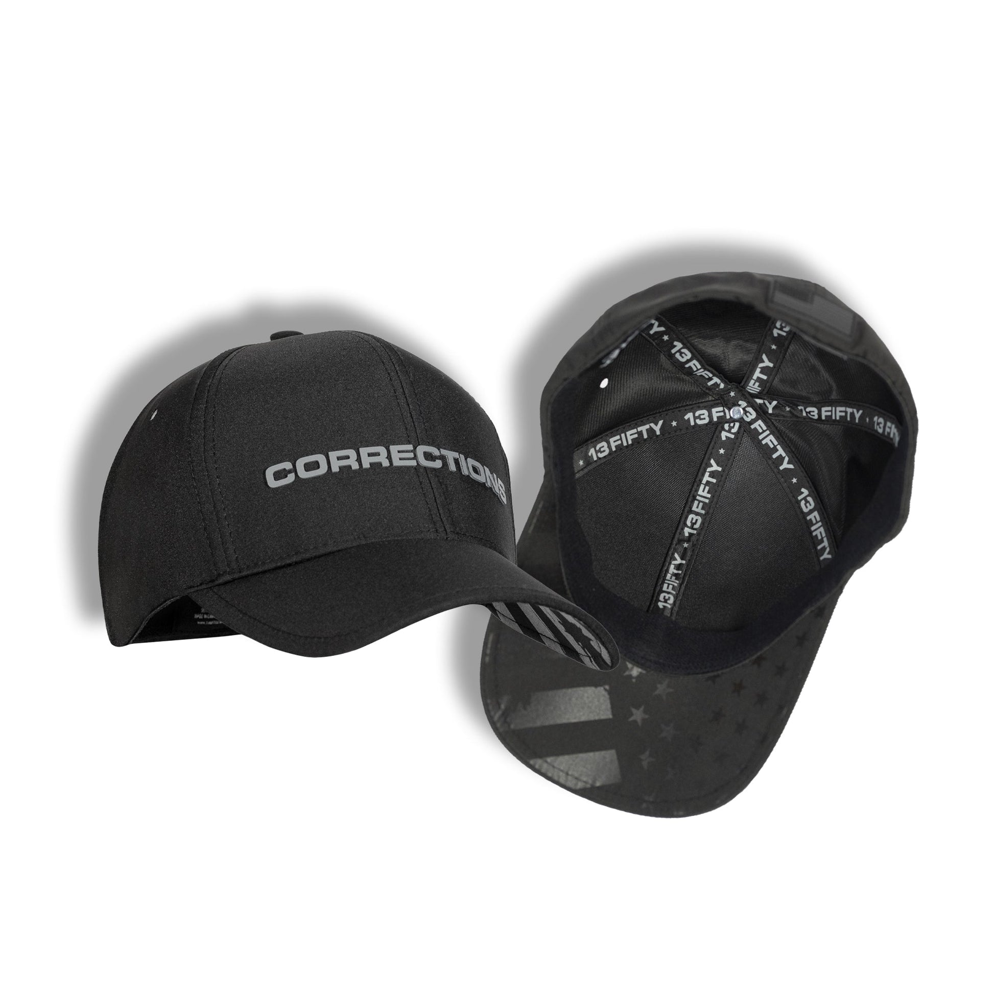 [CORRECTIONS] LEOTEX® Cap [BLK/GRY] 13 Fifty Apparel 