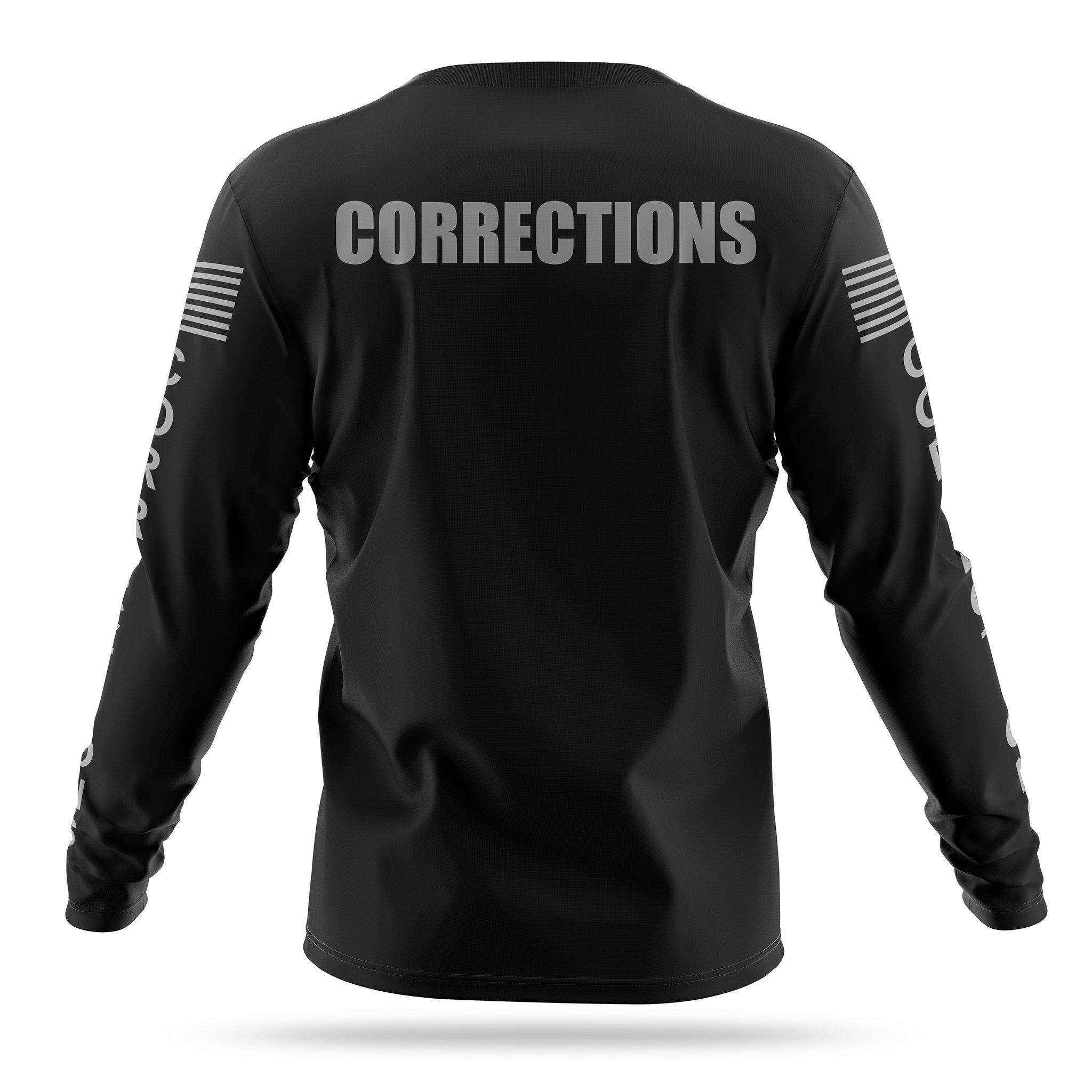 13 Fifty Apparel [uno] Men S Police Shirt [blk Gry] 13 Fifty Apparel