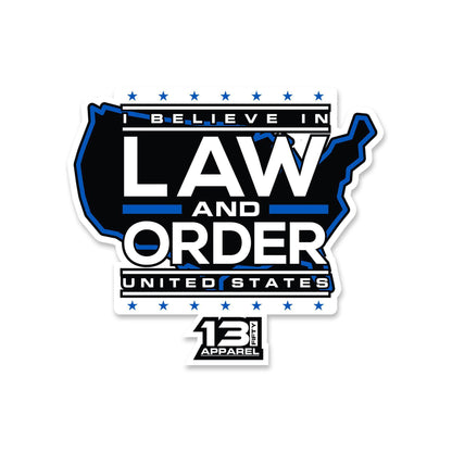 [LAW AND ORDER] Decal-13 Fifty Apparel