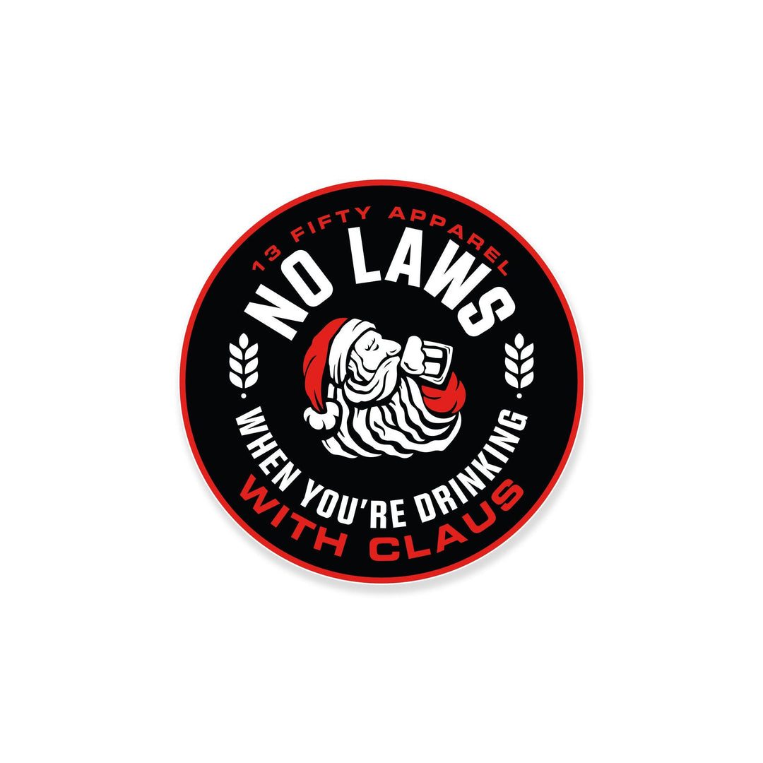 [NO LAWS] Decal 13 Fifty Apparel