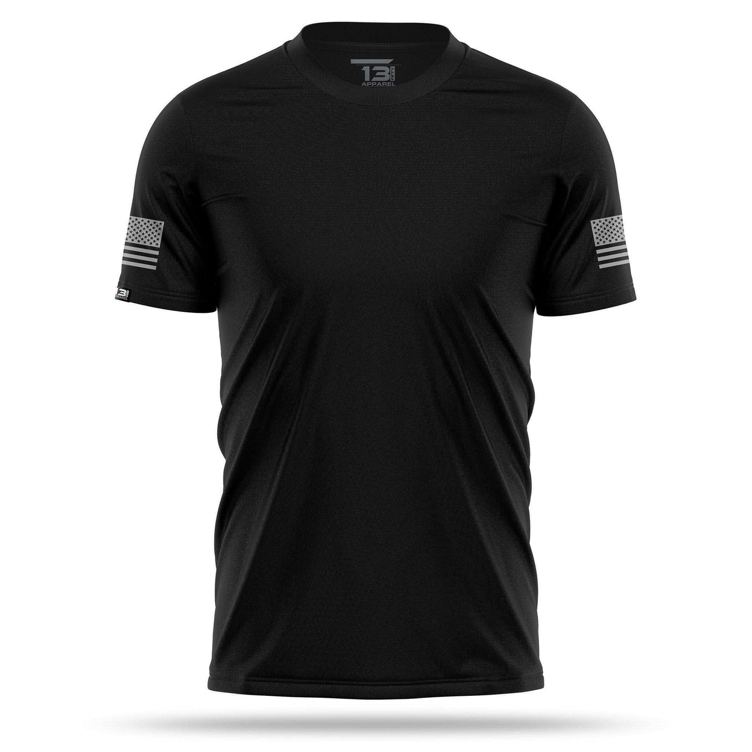 [PATRIOT] Men's Performance Shirt [BLK/GRY]-13 Fifty Apparel
