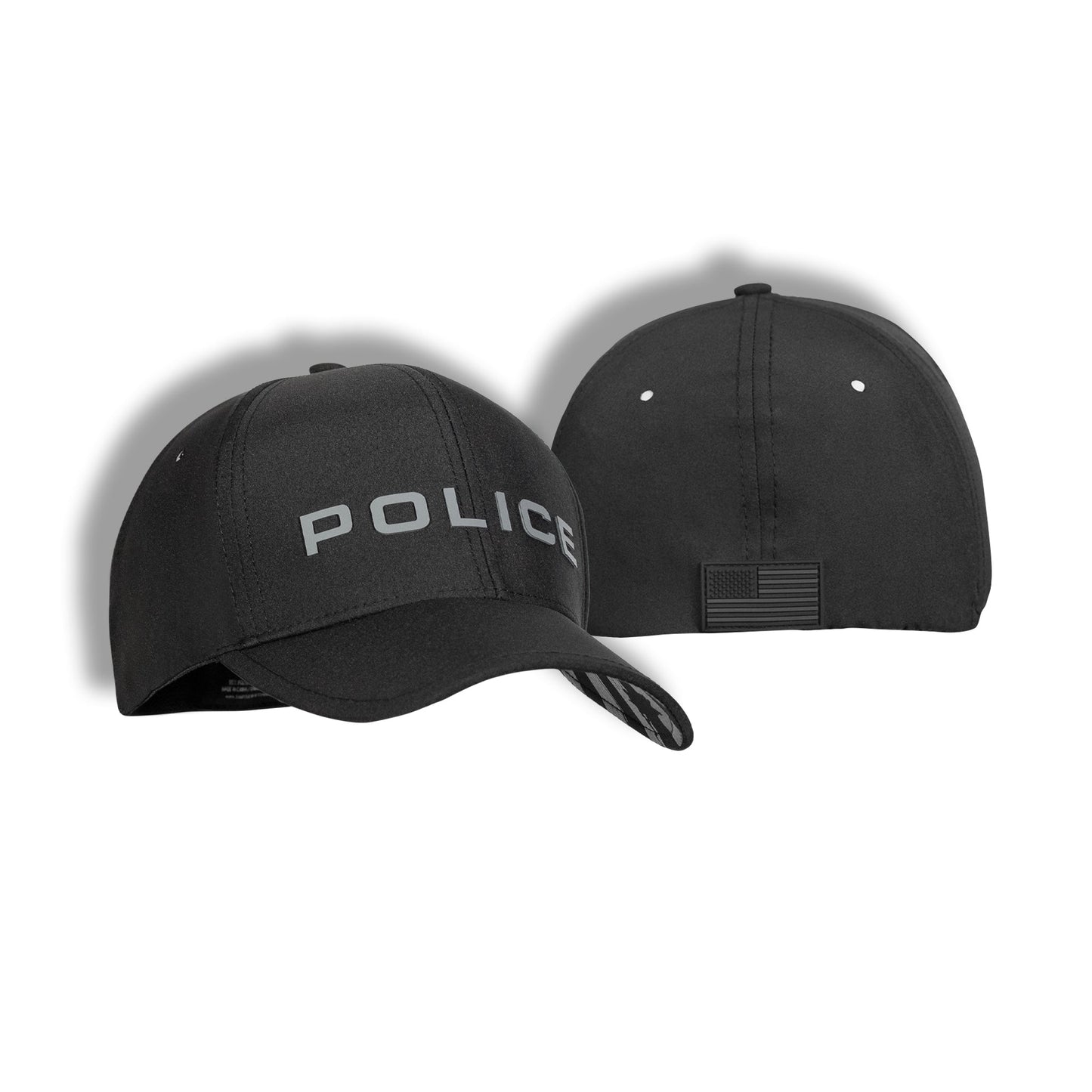 [POLICE] LEOTEX® Cap [BLK/GRY]-13 Fifty Apparel