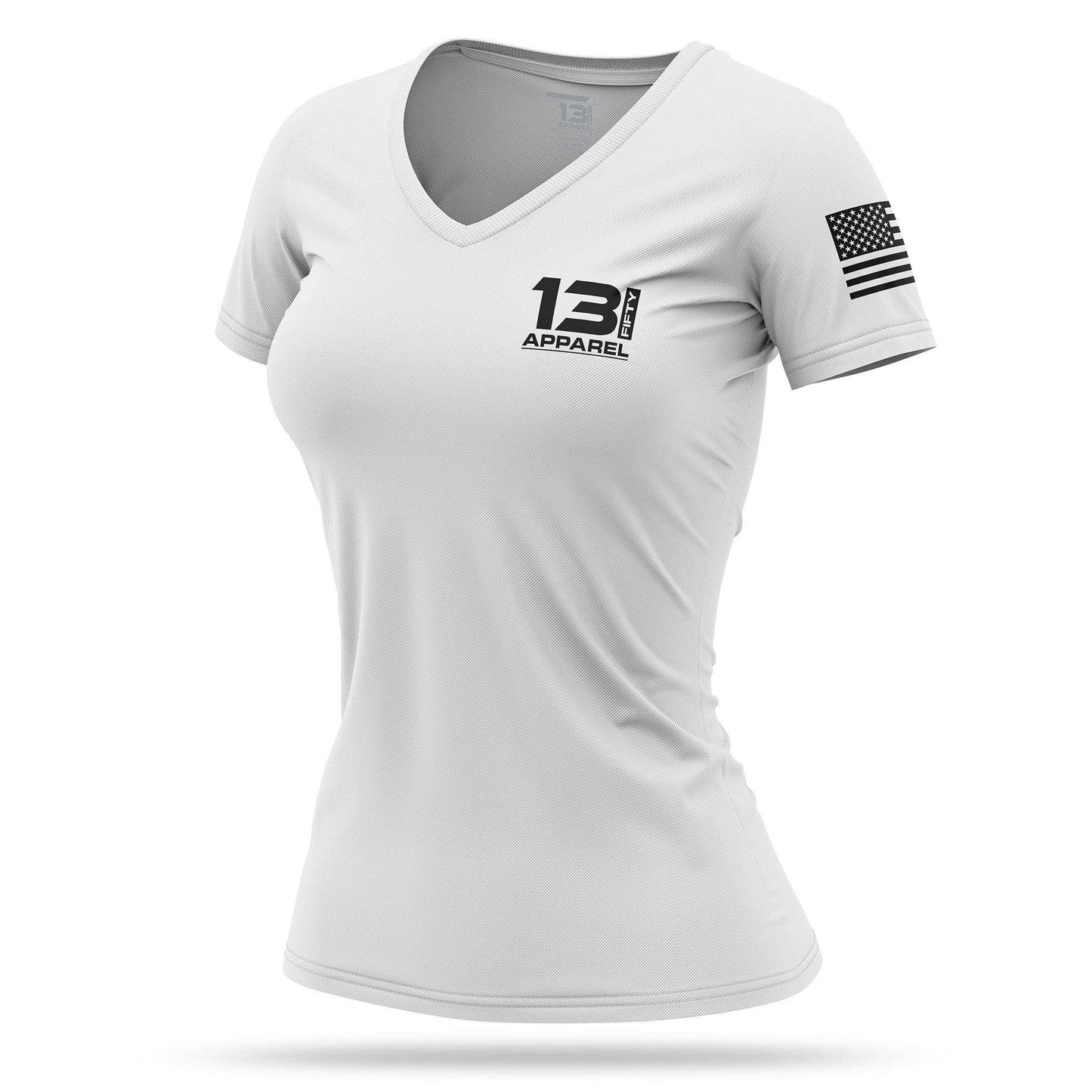 [RACKEM] Women's Low Ready Shirt [WHI/BLK]-13 Fifty Apparel