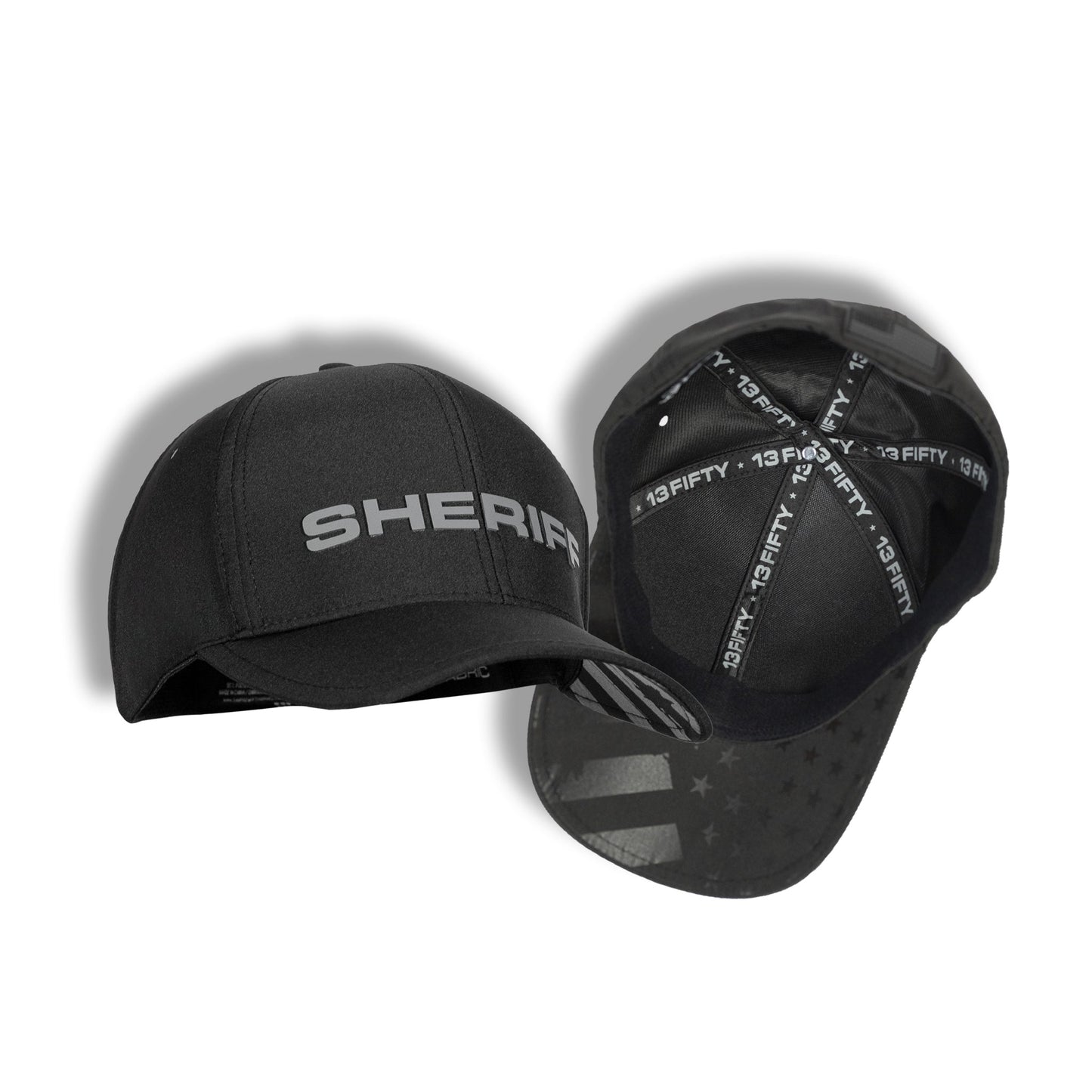 [SHERIFF] LEOTEX® Cap [BLK/GRY]-13 Fifty Apparel