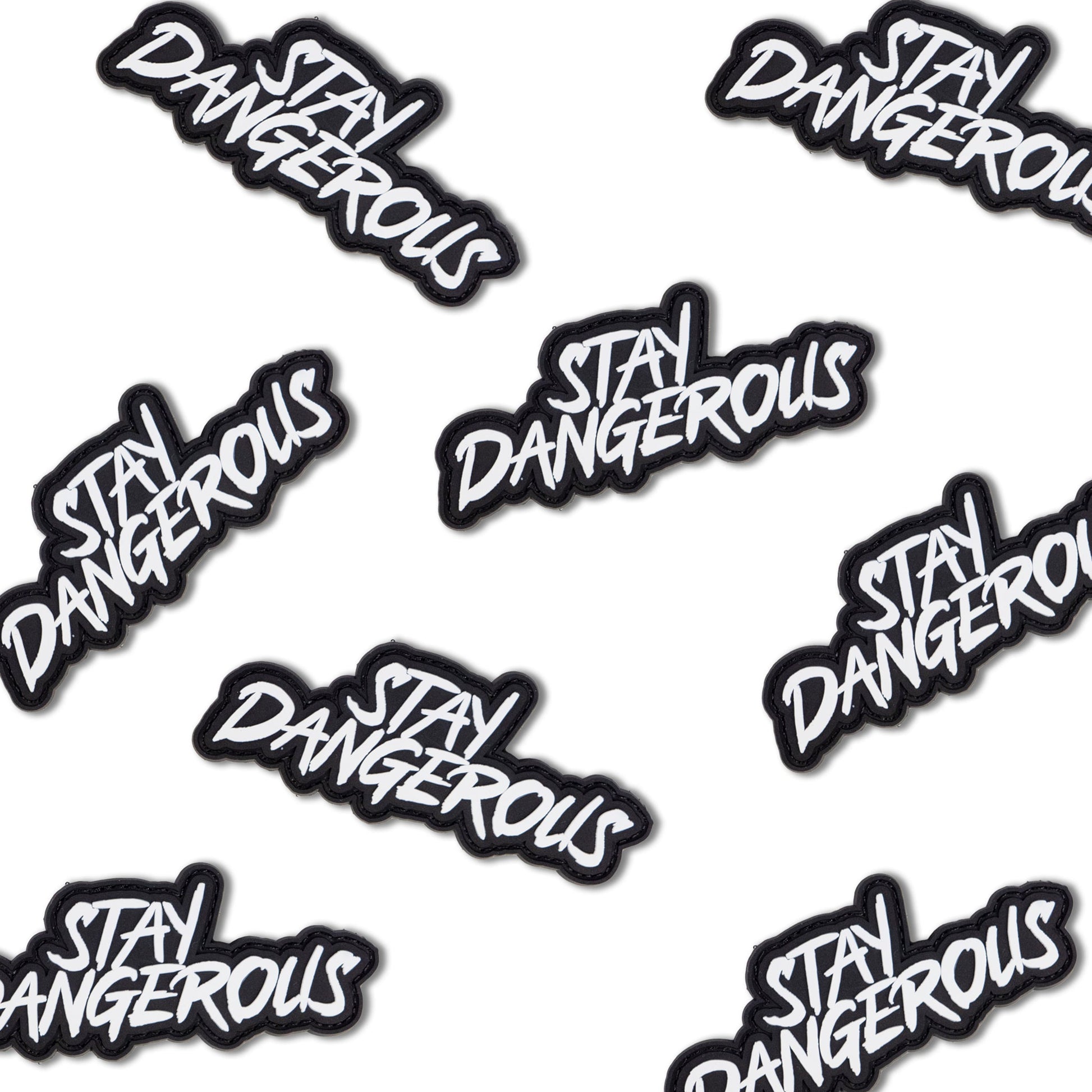 [STAY DANGEROUS] PVC Tactical Patch-13 Fifty Apparel