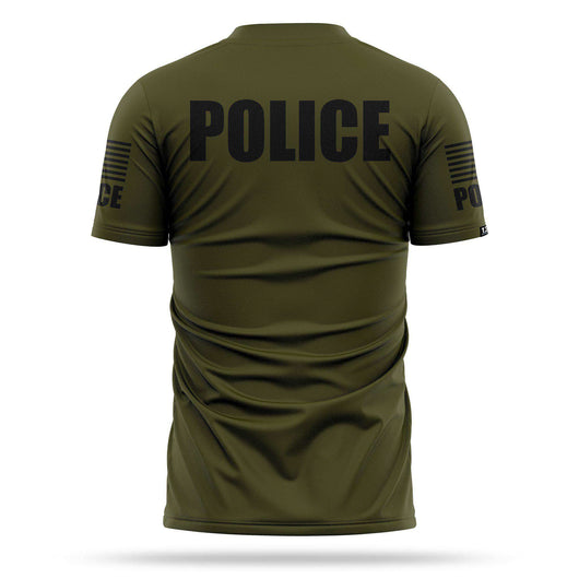 [UNO] Men's Police Shirt [GRN/BLK]-13 Fifty Apparel